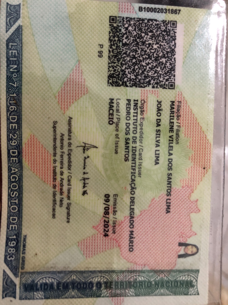 巴西:ID/DL 手持+正反(BR:ID/DL handheld+front&back)